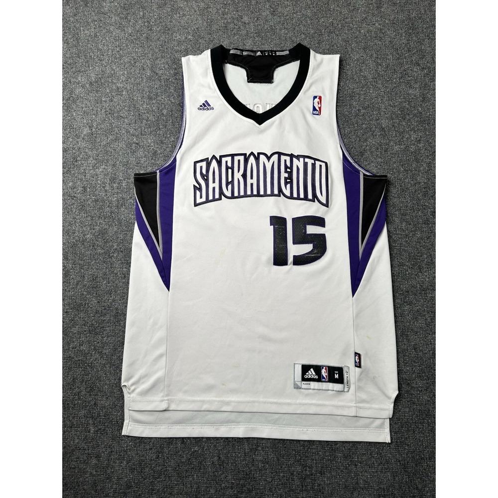 Mens Basketball Jersey Adidas‎ NBA Sacramento Cousins #15 White, Size M
